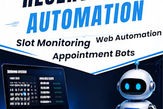 build salon spa booking bot, dentist appointment bot and immigration booking bot