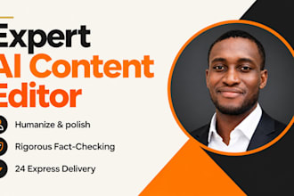 humanize ai content, rewrite and fact check ai text manually