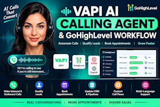 build vapi retell ai calling agent cold calling bot and gohighlevel workflow