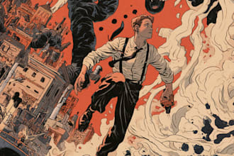 create a beautiful illustrated romance novel cover