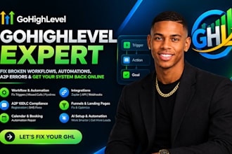 fix broken gohighlevel workflows, ghl automations setup gohighlevel a2p errors