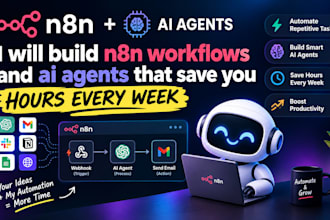 build n8n workflows and ai agents that save you hours every week