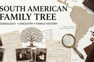 research your south american family tree genealogy and ancestry records