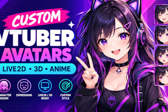 create a professional vtuber avatar for streaming and content creation