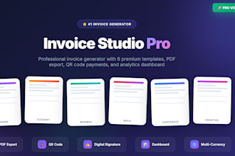 develop a custom invoice generator with qr code and digital signature