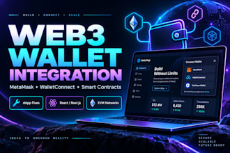 integrate metamask walletconnect and smart contract into your web3 dapp