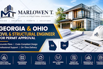 be your civil and structural engineer for permit approval