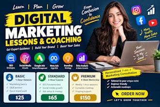 provide expert digital marketing lessons and coaching
