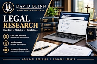 conduct case law research and prepare legal memorandums
