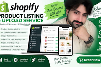 professionally list shopify products