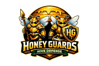 design high quality honey bee logo with unlimited revision