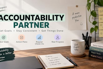 be your accountability partner for goals and productivity