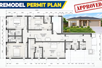 create residential addition and remodel permit plans