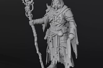 model printable 3d human, 3d armor for cosplay,stl print,split for easy assemble