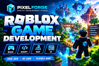 build your roblox game as a roblox developer and scripter