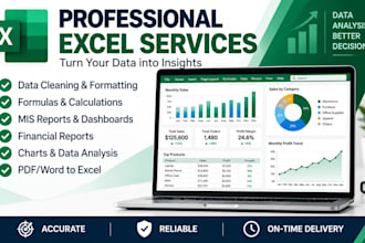 create excel dashboards mis reports and financial analysis