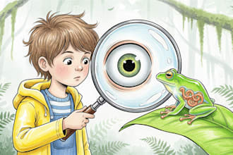 illustrate children book illustration, kids book, children book illustration
