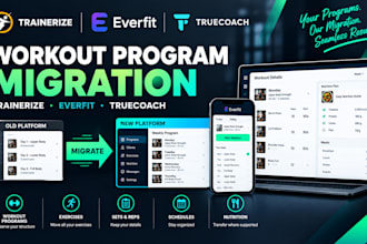 migrate your workout programs to trainerize everfit or truecoach