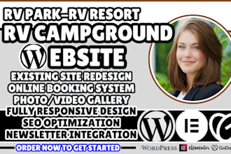 rv park website rv park website redesign rv campground website rv resort website