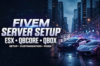 setup and customize your fivem server with esx qbcore qbox