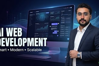 develop an ai web app, ai saas and custom ai software