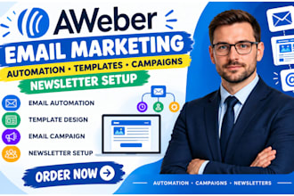 setup aweber email automation aweber template design aweber campaign newsletter