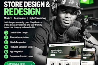 shopify store design shopify store redesign shopify website design