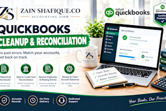 clean up and reconcile your quickbooks online books