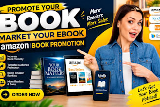promote your book market your ebook amazon book promotion