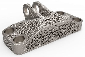 create custom 3d lattice model for 3d printing, cad engineering, product design