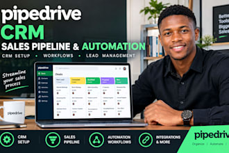 build pipedrive CRM sales pipeline and automation