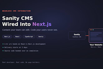integrate sanity cms into your nextjs,reactjs website