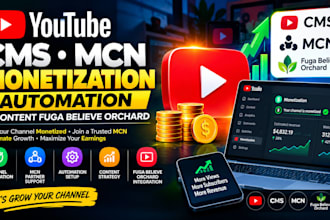 do youtube cms mcn monetization automation and content fuga believe orchard