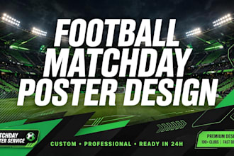 do football tactic analysis match day poster and sports content