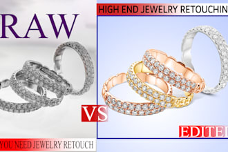 do luxury jewellery retouching for brands and ecommerce