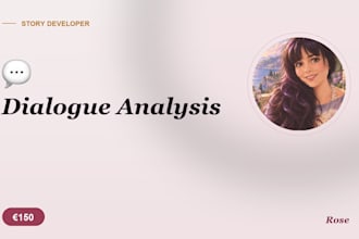 analyze the dialogue in your novel or web novel