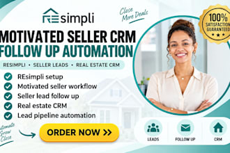 setup resimpli motivated seller crm lead follow up automation