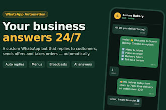 build a whatsapp bot for automated messages