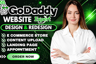 do user friendly godaddy website, godaddy  design, godaddy landing page for you