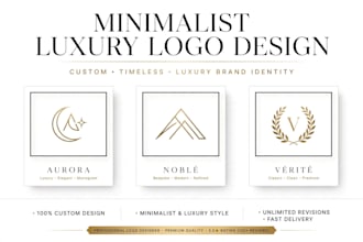 design minimalist luxury logo