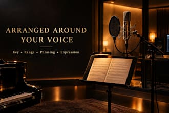 arrange your song for voice and custom instrumental ensemble