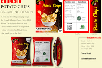 design professional and eye catching product packaging design