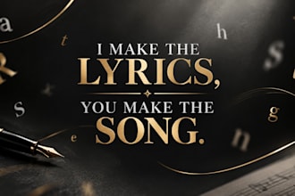 write the lyrics to your song