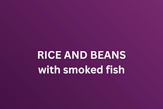 do rice and beans with egg doughnut