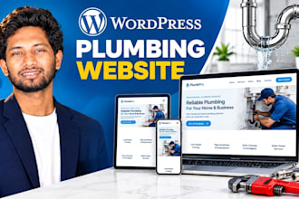 design a professional plumbing website for plumber business