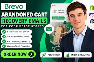 setup brevo abandoned cart recovery email automation for ecommerce store