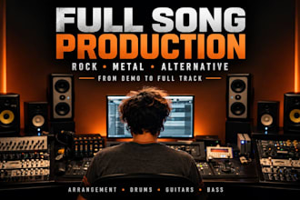 produce and arrange your rock or metal song