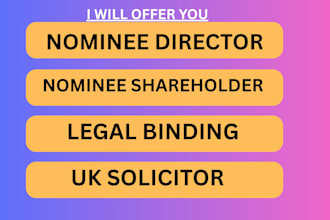 nominee director, nominee shareholder and do uk solicitor