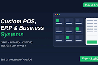 build a custom pos and erp business management system