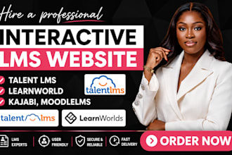 setup elearning course content talentlms, learnworlds, h5p, kajabi, moodle lms